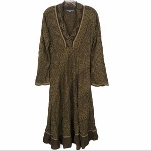 Johnny Was Sz Sm Embroidered Dress